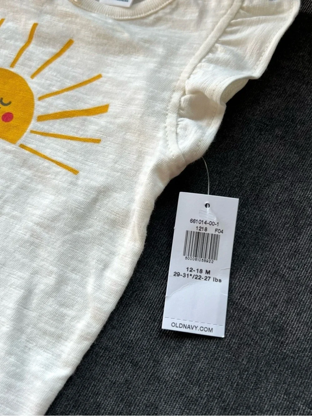 NWT Old Navy Rainbow and Sunshine Onesie Bundle Size 12-18 Months